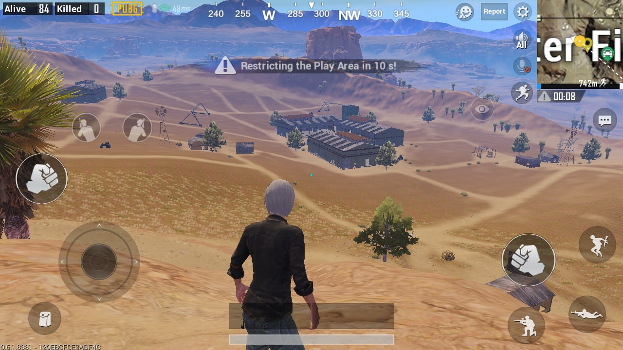Left Side of Crater Fields in miramar | PUB MOBILE - zilliongamer your game guide
